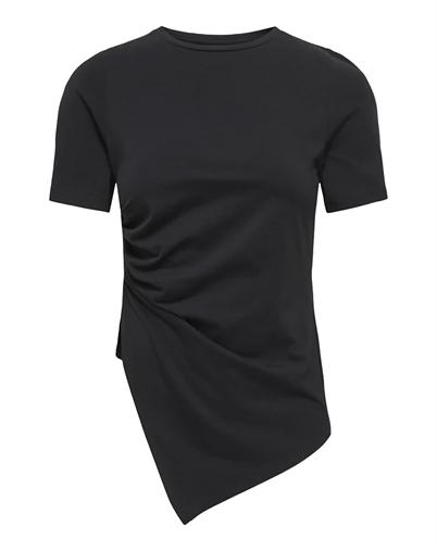 Only - ONLLise Ruching Top - Black